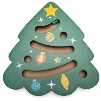 Beeztees Kerstboom Krabkarton - Kerst kattenspeeltje