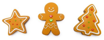 Beeztees Kerstfiguren - Hondenspeelgoed - Bruin - 1 stuk