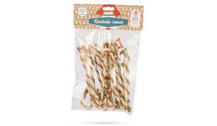 Beeztees Kerststok Munchy - Hondensnack - 16 stuks