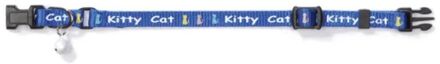 Beeztees Kittenband Kitty Cat Blauw 8x16-23