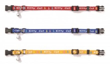 Beeztees Kittenband Kitty Cat Rood 8x16-23