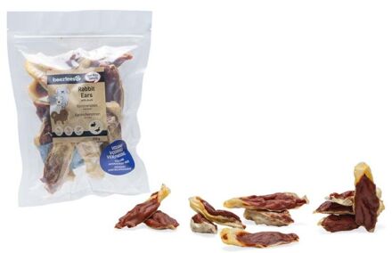 Beeztees Konijnenoren - Hondensnack - Konijn - Eend - 250 gram