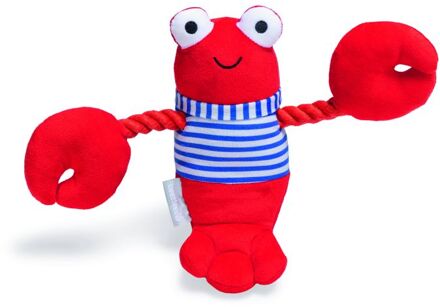 Beeztees Kreeft Frits - Knuffel - Hondenspeeltje - Rood - 24x38x13 cm