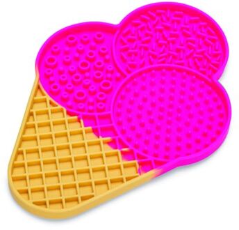 Beeztees Likmat ijsje - 21x15x1,8 cm - Roze
