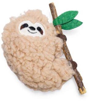 Beeztees Luiaard Jungle - Kattenspeeltje - Bruin