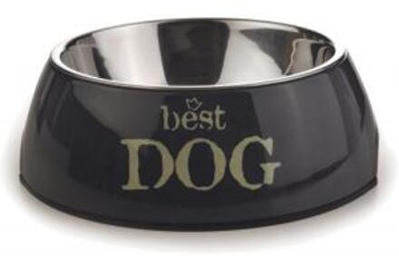 Beeztees Mela Eetbak Best Dog Grijs 14x4,5