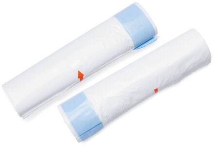 Beeztees Moeza - Kattenbakzak - 10 stuks - Wit Blauw