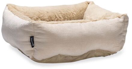 Beeztees Moza - Ligbed - Pluche - Beige