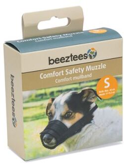 Beeztees Muilkorf Hond - Zwart - Nylon - S - 17-19,5 cm