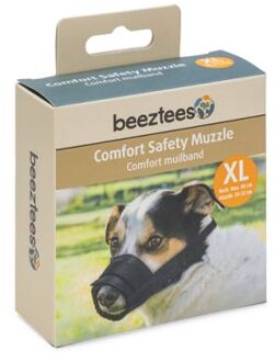 Beeztees Muilkorf Hond - Zwart - Nylon - XL - 28-32 cm
