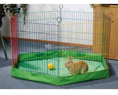 Beeztees Nylon Bodem Voor Ren - Knaagdier - 105 x 105 x 10 cm