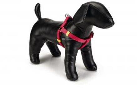 Beeztees nylon borsttuig uni roze 35-60 cm x 15 mm