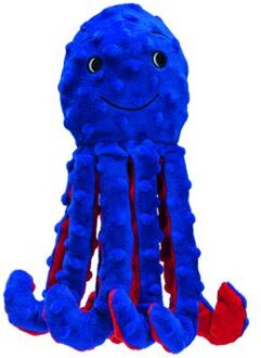 Beeztees Octopus Amy - Knuffel - Hondenspeeltje - Blauw - 25x8,5x7,5 cm