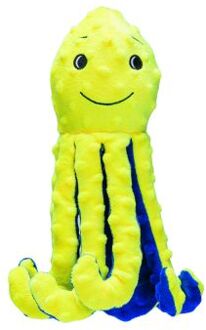 Beeztees Octopus Amy - Knuffel - Hondenspeeltje - Geel - 25x8,5x7,5 cm