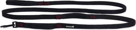 Beeztees Parinca Hondenriem - Zwart - Nylon - Large - 3m