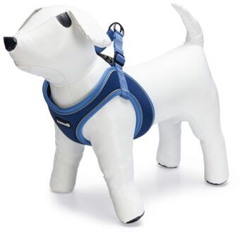 Beeztees Parinca Instaptuig - Hondentuig - Blauw - Nylon - XL - 50-60x2 cm