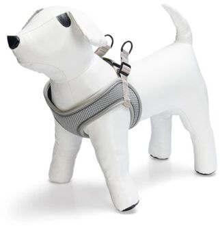 Beeztees Parinca Instaptuig - Hondentuig - Grijs - Nylon - S - 38-44x2 cm