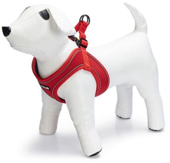 Beeztees Parinca Instaptuig - Hondentuig - Rood - Nylon - L - 44-55x2 cm