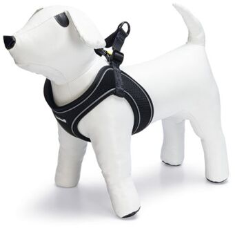 Beeztees Parinca Instaptuig - Hondentuig - Zwart - Nylon - XS - 30-35x2 cm