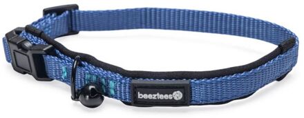 Beeztees Parinca - Kattenhalsbandje - Blauw - Nylon - 30x1x0,2 cm - 10 mm