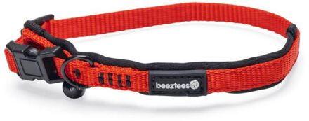 Beeztees Parinca - Kattenhalsbandje - Rood - Nylon - 30x1x0,2 cm - 10 mm