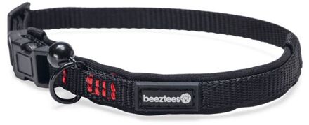 Beeztees Parinca - Kattenhalsbandje - Zwart - Nylon - 30x1x0,2 cm - 10 mm