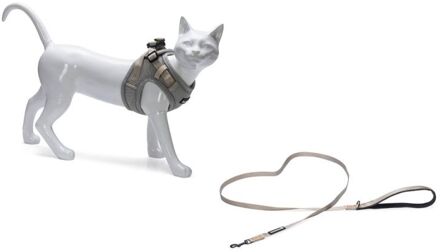 Beeztees Parinca - Kattentuigje - Grijs - Nylon - 23-37 cm