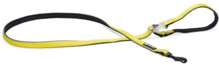 Beeztees Parinca Premium LED - Veiligheidsriem Hond - Geel - Nylon - 150x2,0 cm