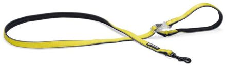 Beeztees Parinca Premium LED - Veiligheidsriem Hond - Geel - Nylon - 150x2,5 cm