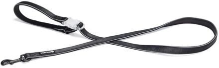 Beeztees Parinca - Reflecterende Hondenriem - Zwart - Nylon - 150x2,5x0,5 cm