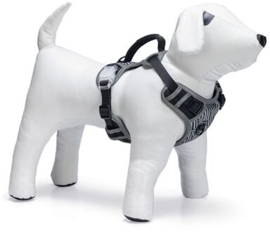 Beeztees Parinca Y - Veiligheidstuigje Hond - Zwart - Nylon - S - 38-51x15 cm