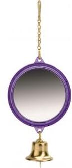 Beeztees Parkietenspiegel Rond Met Bel