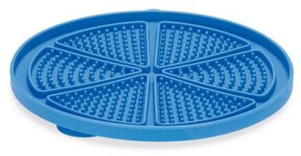 Beeztees Pizza - Likmat - 18x18x1 cm - Blauw