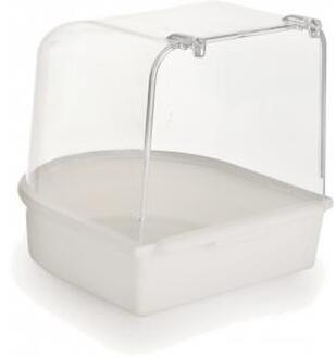 Beeztees Plastic Badhuisje Wit 13x13x13