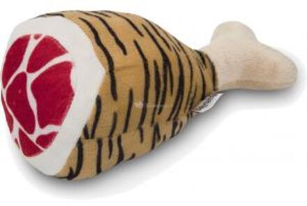 Beeztees pluche drumstick tijger groot 22 cm
