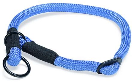 Beeztees Premium Parinca - Halsband Hond - Blauw - Nylon - Medium - 50x12 cm