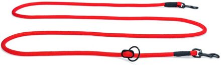 Beeztees Premium Parinca - Hondenriem - Rood - Nylon - Large - 280x12 cm