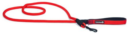 Beeztees Premium Parinca - Hondenriem - Rood - Nylon - Medium - 180x12 cm