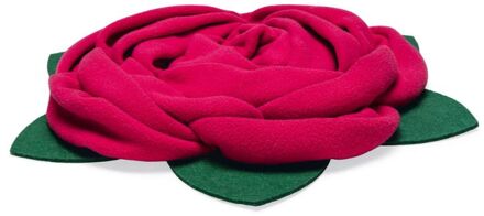 Beeztees Roos - Snuffelmat - Roze - 40x40x6 cm