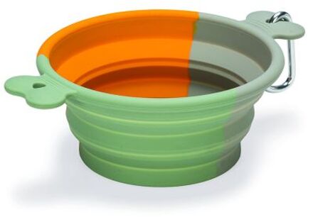 Beeztees Rua - Reis Voer & Drinkbak - 15,5x15,5x8 cm - Multi