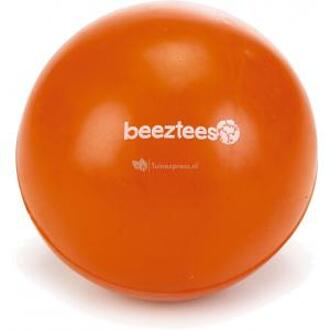 Beeztees rubber bal massief no 5 oranje 9 cm