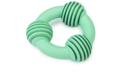 Beeztees rubber dental ring puppy groen 8 cm