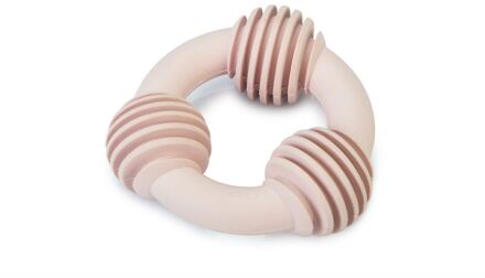 Beeztees rubber dental ring puppy roze 8 cm