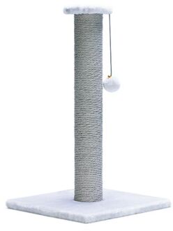 Beeztees Serpa - Krabpaal - Pluche - Grijs - 35x35x60 cm