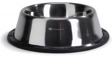 Beeztees Steeldish - Hondenvoerbak - Antislip - 0,9L