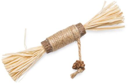 Beeztees Stick Strovy - Kattenspeeltje - Beige Bruin