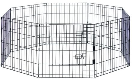 Beeztees Ted - Premium Puppyren - Zwart - 60x60 cm - ø 155 cm