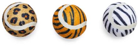 Beeztees Tennisballen Jungle - Kattenspeeltje - Assorti