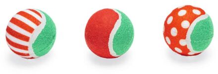 Beeztees Tennisballen - Kerst Hondenspeelgoed