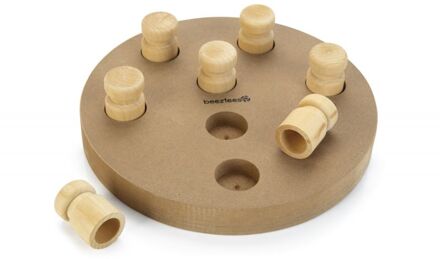 Beeztees Trainingsspel Giono - Puzzel - Hondenspeelgoed - Bruin